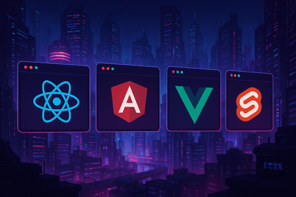 Frontend Frameworks 2025: O Guia Definitivo de Comparação